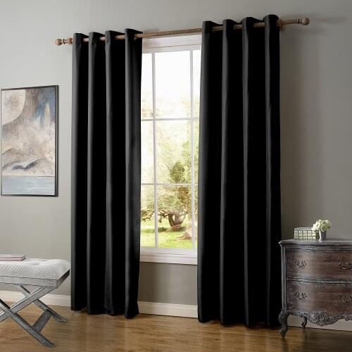 Shading cloth curtain for bedroom living room shade simple modern bay window bedroom curtain finished