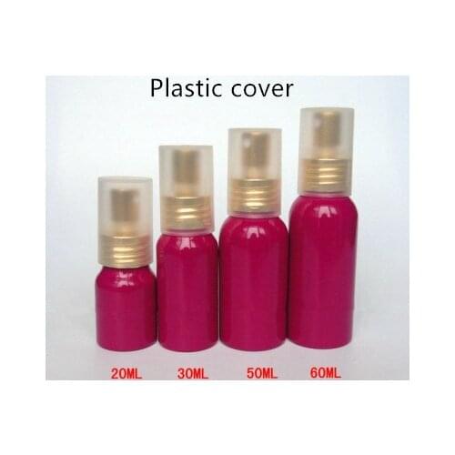 10pcs/lot 20 - 300ml Spray Bottle Empty Refillable Perfume Bottle Rose Red Atomizer Perfume Aluminum High Capacity