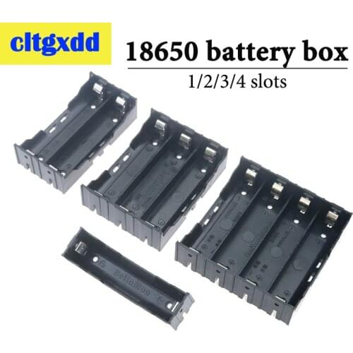 18650 Power Bank Cases Battery Holder Storage Box Case 1 2 3 4 Slot Batteries Container With Hard Pin