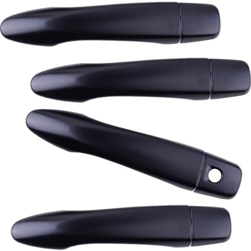 8Pcs/Set Black Car Door Handle Cover Trim With Key Hole Fit For Nissan Pathfinder SUV 2013 2014 2015 2016 2017 2018 2019 2020