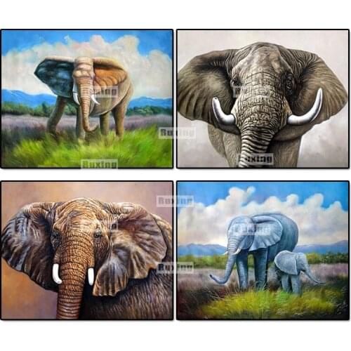 5d Diy Diamond Painting Animal Elephant Diamond Embroidery Cross Stitch Needlework Diamond Mosaic Home Decor Wall Stick
