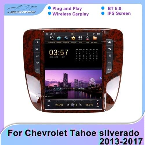 2 Din Tesla Style Car radio For GMC Yukon For Chevrolet Tahoe silverado 2007-2013 Car Stereo multimedia player receiver Recorder