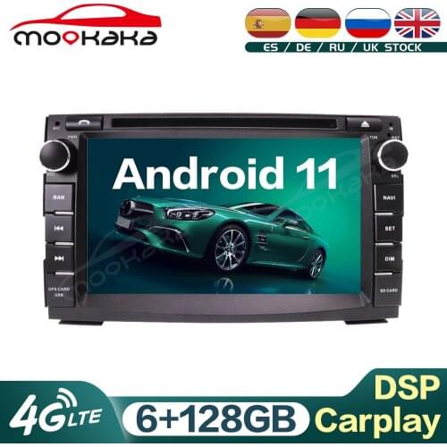 For KIA CEED 2009 - 2017 Android 11 6G+128GB Car Multimedia Player Auto Radio GPS Navigation Audio Stereo Head Unit Carplay DSP