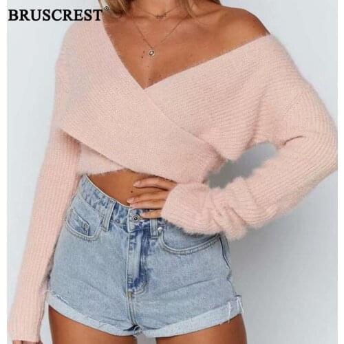 BRUSCREST Women's Sweaters And Cardigans