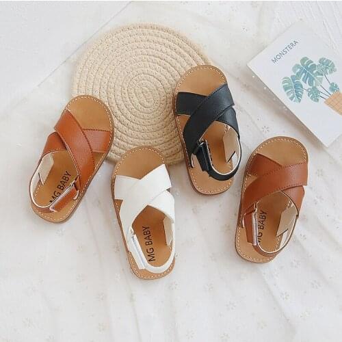 Childrens casual sandals 2021 summer new boys' sandals with , tendon bottom, girls' beach shoes, childrens shoes