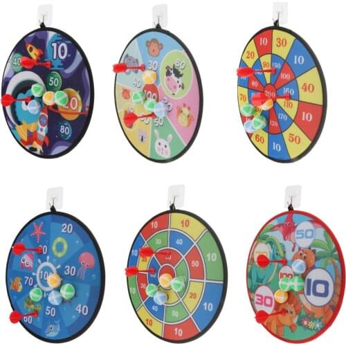 Kids Dart Board Game Ball 8-10 Indoor Game Dart Board Accessories Adults Sticky Balls Boys With Sticky Hooks The Toy Dart Board