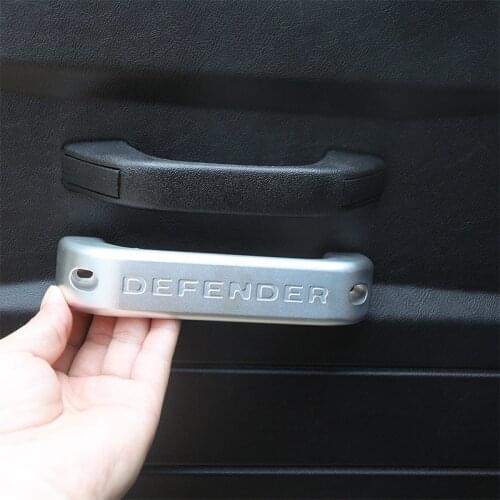 For Land Rover Defender 90 110 130 Aluminum alloy car interior door grab handle frame trim interior details car accessories