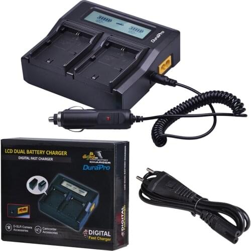 LP-E6 LP E6 LP-E6N Dual Channel Digital Fast Charger with LCD Display for Canon EOS 5D Mark II III IV 5DS R 6D 7DS 60D 70D 80D
