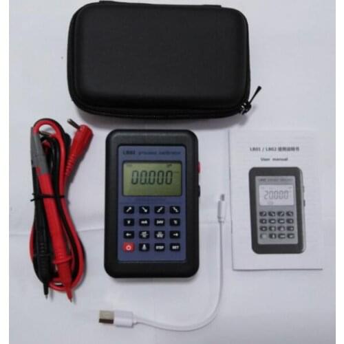 LB02 Resistance Current Voltmeter Signal Generator Source Process Calibrator 4-20mA/0-10V/mV LCD Display Update from LB01 LB02