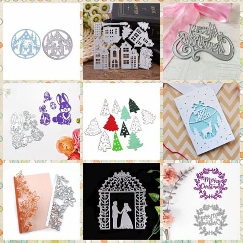 Mini Flowers Metal Cutting Dies Stencil Scrapbooking DIY Album Stamp Paper Card Embossing Decor