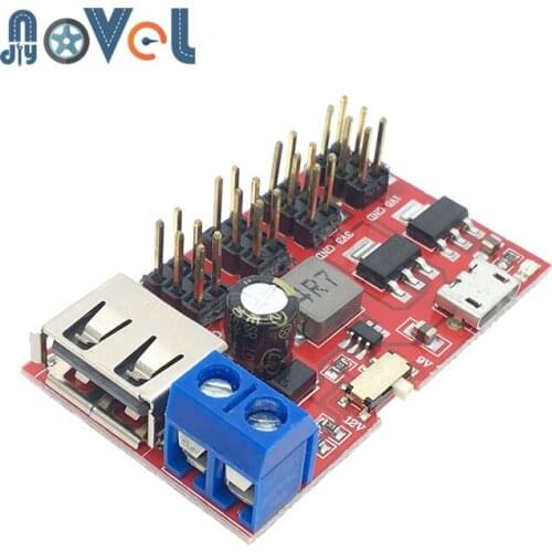 MINI USB Power Breakout DC To DC Power Supply Module Micro USB 5V To 1.8V-12V 1.8V 3.3V 5V 9V 12V Switch For Arduino
