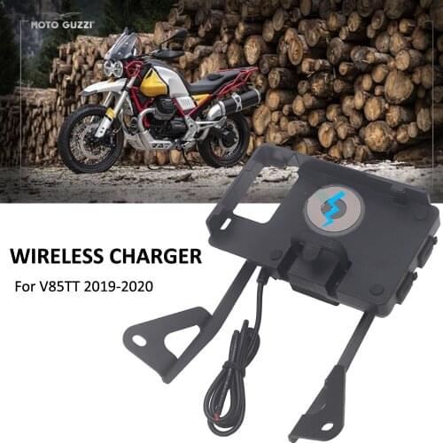 Motorcycle Wireless Navigation Bracket Mobile Phone Holder USB Charging Mobile Phone Holder Suitable For MOTO GUZZI V85 TT V85TT