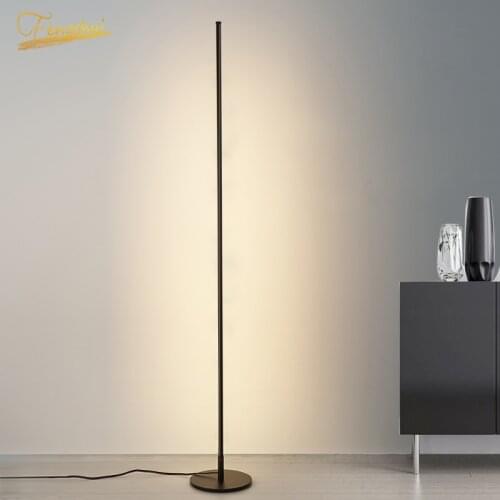Nordic LED Floor Lamp Stand Bedroom Bedside Decorative Standing Lamps Living Room Indoor Lighting Home Light Corner Floor Lamps