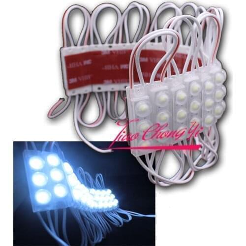 New 20X 2W 2835 white 180 degrees LED Module SMD 3 LEDS Light 12V IP68 Waterproof