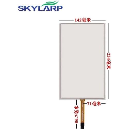 New 10.1"inch 4 wire Touchscreen 234mm*142mm Resistance Touch panel Glass Industrial computer HSD101PFW1 2 handwritten