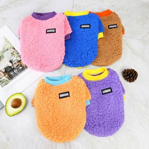 Pet Dog Clothes for Dogs Clothing Warm Dog Vest Shirt Puppy Cat Clothing for Dogs Coat candy style Pets Clothing Chihuahua