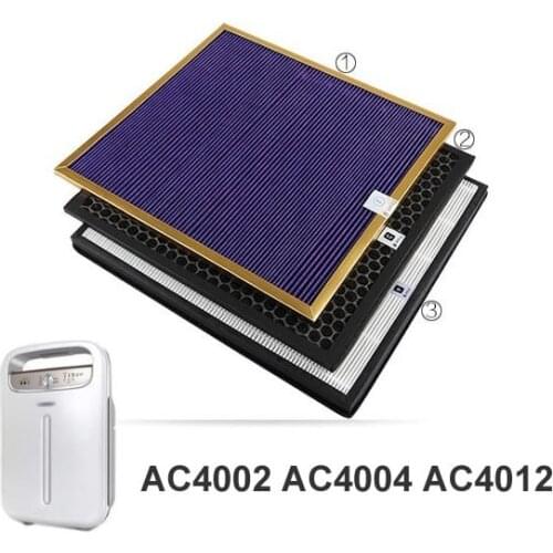 Original OEM,AC4121+AC4123+AC4124 filters kit for Philips AC4002 AC4004 AC4012 Air purifier parts