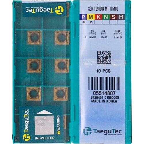 Original SCMT09T304-MT TT5100 For Turning Insert CNC Blade lathe Tools