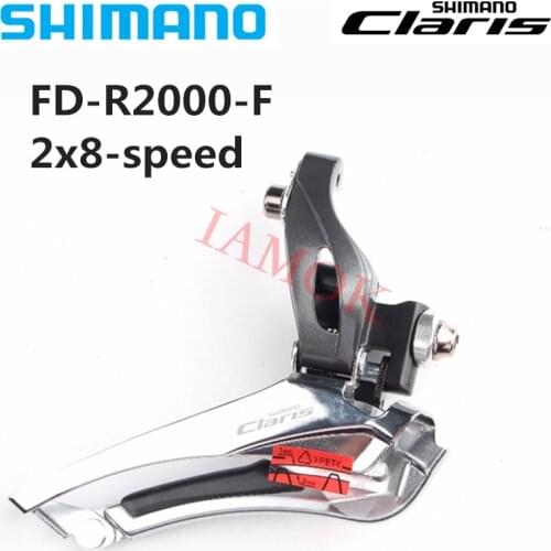 SHIMANO CLARIS FD-R2000-F Road Bicycle Front Derailleur 2x8-speed Iamok Brazed-On Mount Derailleurs Bicycle Parts
