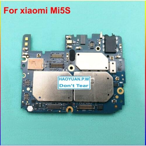Tested multilingual Global Firmware Original Work Unlock Motherboard Flex Circuits Cable For Xiaomi Mi 5S Mi5S Electronic Panel