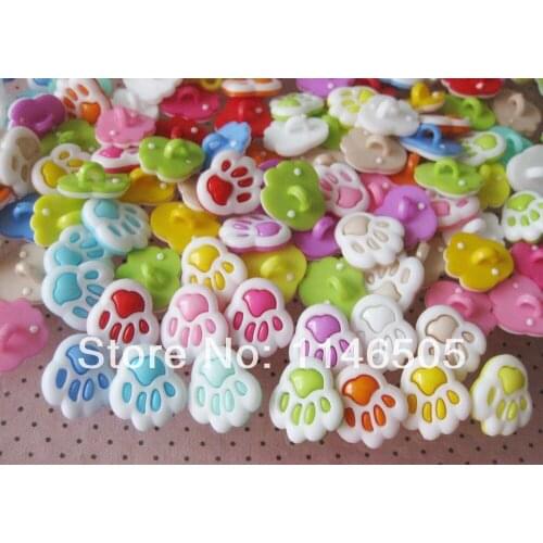 500pc plastic kids children outerwear buttons Cartoon shape 13mm*12mm garment button ZK0198