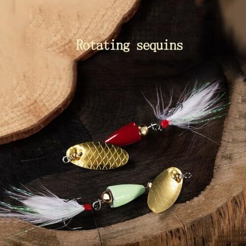 RQNQ 1PCS 2021 New Fishing Spoon Baits Spinner Bait Lure 3g-12.2g Metal Fishing Wobbler Metal Lures Artificial Bait Tackle