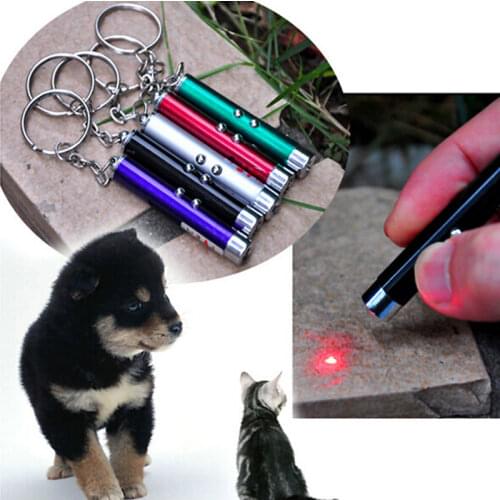 New LED Light Laser Toys Red Laser Pen Tease Cats Rods Visible light Laserpointer Funny Interactive Goods For Pets 5 Colors