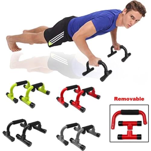 Gym Fitness Push Ups Stands Bar Strength Training Handles Removable Portable Heavy Duty Workout Equipment with Foam Handle