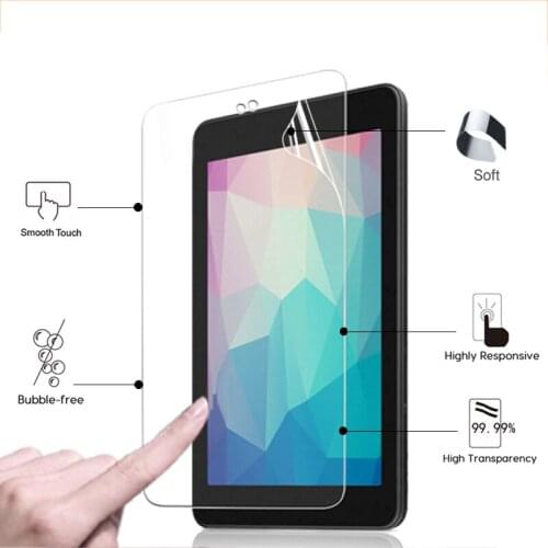High quality Ultra HD LCD Anti-Scratches Screen Protector Film For Dell V7-3740 7.0" tablet pc Glossy screen protective films