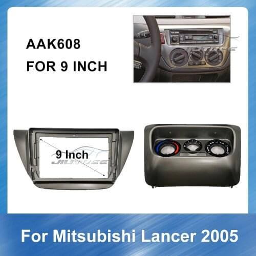 9 Inch 2din Car Radio Fascia For Mitsubishi Lancer 2005 Car DVD frame Stereo Panel Dash Mount Trim Installation Kit Frame