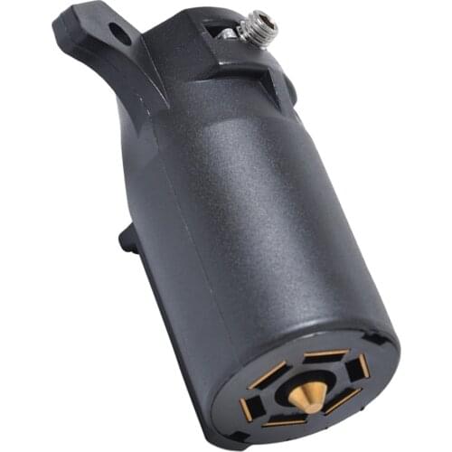 Car 7 Pin Trailer Wiring Adapter Connector Adapter Plug Caravans Trailer Semitrailers Adapter Connector Vehicle RV Trailer