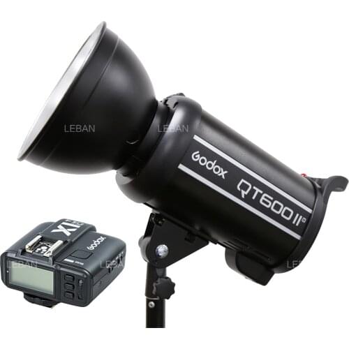 Free DHL Godox QT600II Built-in Godox 2.4G Wireless X System,High Speed Studio Strobe Flash Light + X1T Trigger
