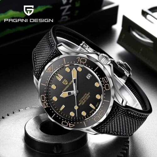 2020 New 007 PAGANI DESIGN Mens Watches Brand luxury Mechanical Watches For Men Automatic Watch Men 100M Waterproof Clock Mans