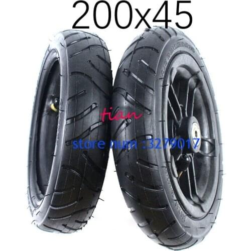 Hot Sale Good Quality 200x45 Inner and Outer Tyre or Wheel Tire for Car Motorcycle Folding Bicycle ScooterBabys Car