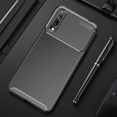 Honor 20 Lite Soft Shockproof Carbon Fiber Case for Huawei Honor 20 Lite Case Silicone TPU Back Cover for Honor 20 Lite Capa