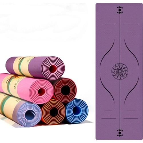 Exercise Mat Yoga Mat Gym Workout Pilates Fitness Mats Training Non-Slip Sport Mat 183*61cm Balance Pads Lose Weight Unisex