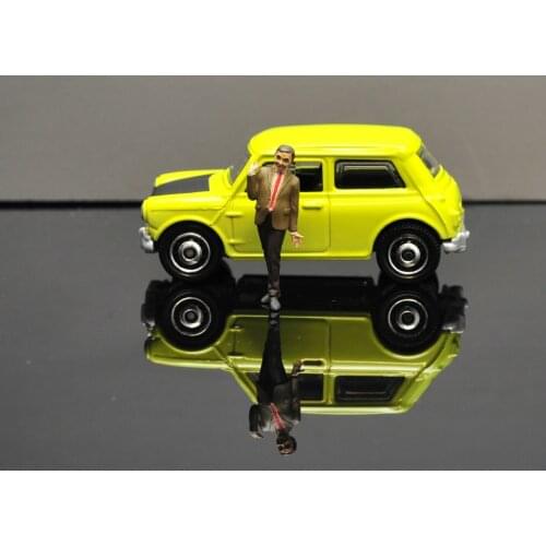 1/64 Scale Resin Die-casting British Comedy Master Car Scene Doll Model Scene Layout Collection Decorative Toys
