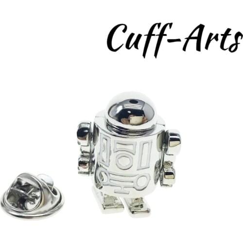 Brooch Lapel Pin For Men Pins and Brooches Moving Robot Lapel Pin Badge Jewelry Broche Pin de la solapa By Cuffarts P10219