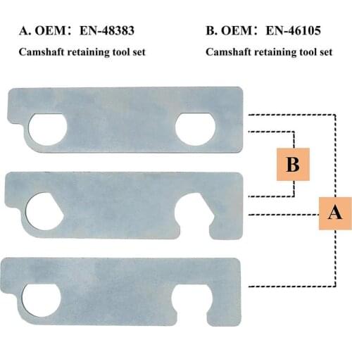 For Camshaft Fixing Tool Kit For Opel Vauxhall Pontiac Equinox Saturn 2.8L-3.6L 1998-2017 V6 Engines