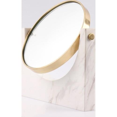 Nordic modern minimalist dressing table bedroom model room decoration marble mirror decoration Wedding Decoration