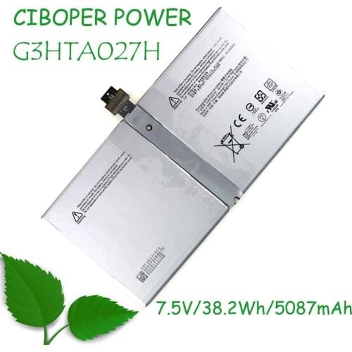 Original G3HTA027H DYNR01 Laptop Battery For Pro 4 1724 12.3" Tablet 7.5V 38.2WH/5087mAh