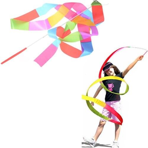 Popular Colorful 4M Ribbon Gymnastics Dance Dancer Toy Kid Outdoor Sport