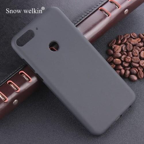 Snow Welkin Gel TPU Soft Anti Skiding Silicone Case Back Cover For Huawei Y7 Prime 2018 / nova 2 lite 5.99inch Bag Coque Fundas