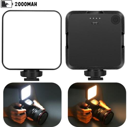 Video Live Stream Light 2500K-6500K 5W LED Lamp For Smartphone Tablet Laptop Notebook Mini Vlog Fill Light For Selfie Video