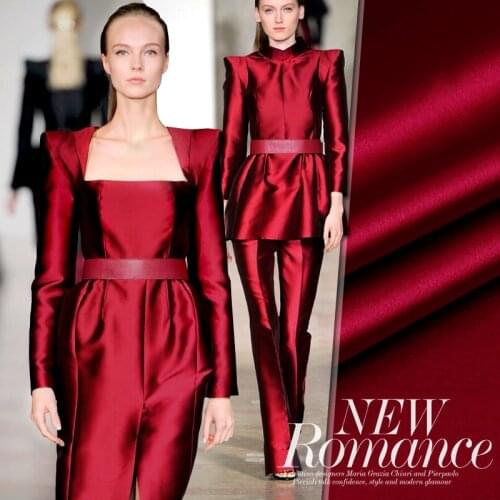 Telas Rhodic heavy silk slopwork mulberry silk imperial silks and satins quality silk formal dress clothes fabric