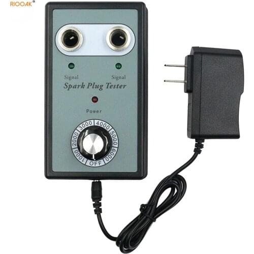 New Car Spark Plug Tester Ignition Testers Automotive Diagnostic Tool Double Hole Analyzer for 12V Gasoline Vehicles Petrol Car