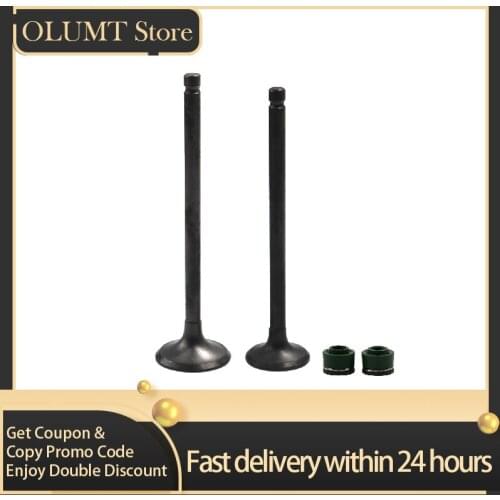 1/2 Pairs Dirtbike Engine Parts Intake Exhaust Valve Stem & Oil Seal Kit For SUZUKI GN250 DR250 1982 1983 1984 1985 1986 1987