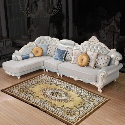 1 chaise lounge +2 seat +1 Seat) L shape leather sofa #CE-J03