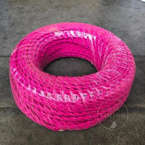 100M Meter 2*0.75mm Vintage Twisted Electrical Wire Textile Cable Edison Lamp Cord Braided Retro Pendant Light Lamp Wire