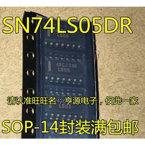 100% New&original In Stock 5pcs/lot SN74LS05 SN74LS05DR LS05 SOP-14